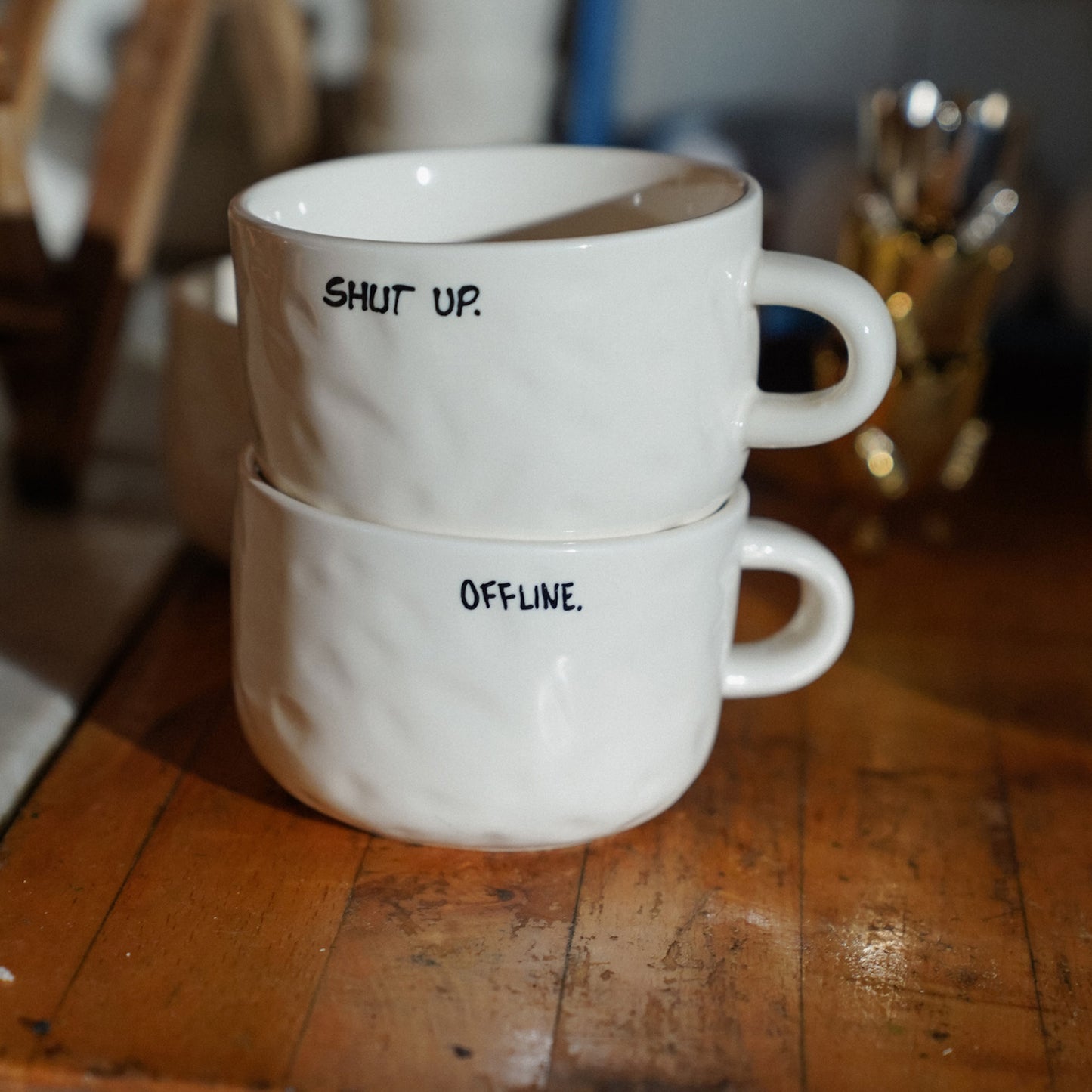 Kopp Cappuccino Shut up - By Anna+Nina