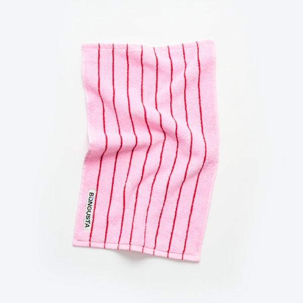 Naram Gjestehåndkle Små Baby Pink/Ski Patrol - By Bongusta