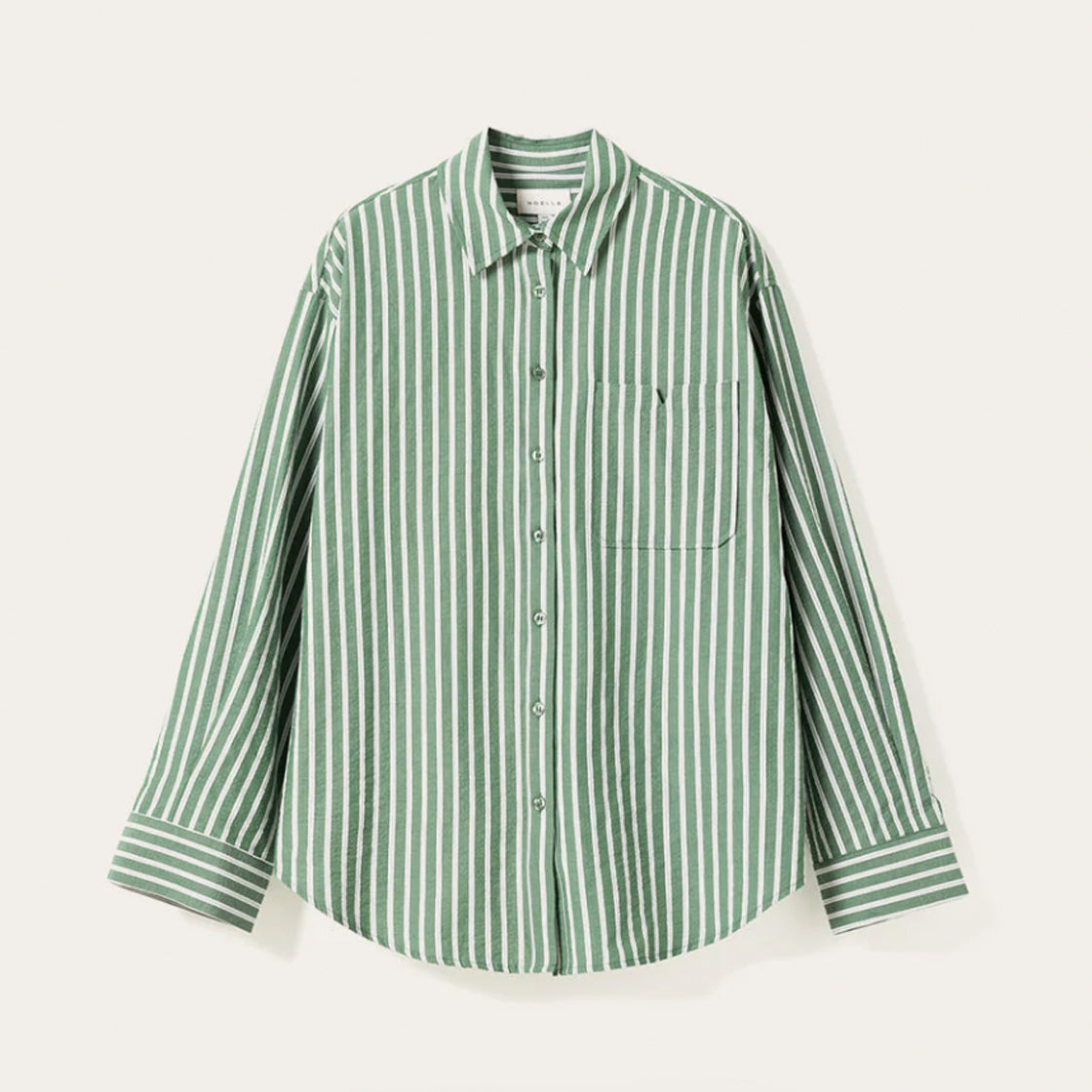 Skjorte Marlon Grøn/Hvit Striper - By Noella