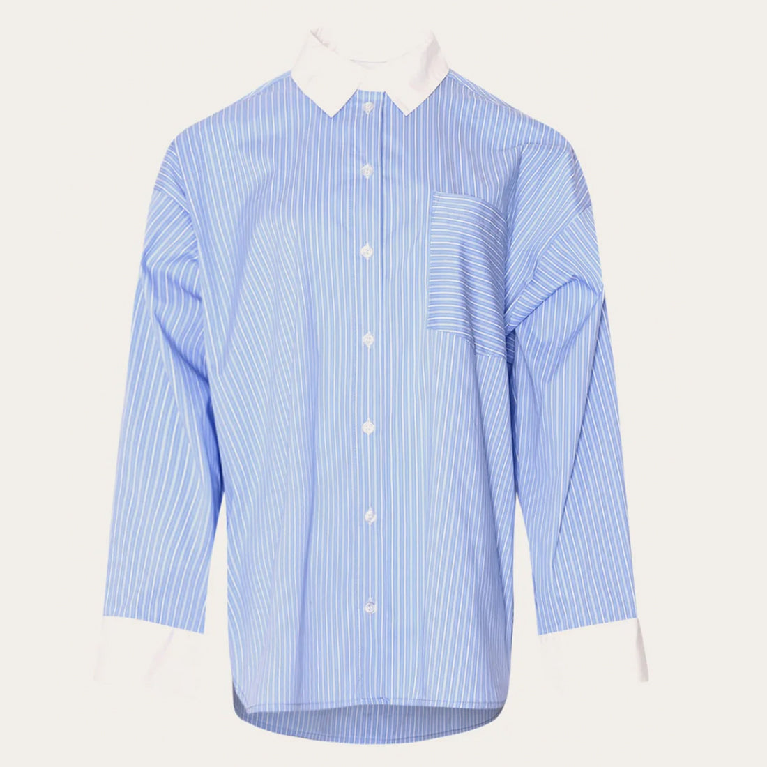 Lakelynn Shirt Blue/White - By Noella