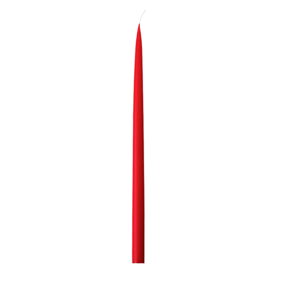 Stearinlys Standar Sharp Rød 35x2,2 cm - By Kunstindustrien