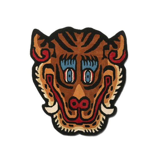 Tiger Face Rug Big - By Bongusta