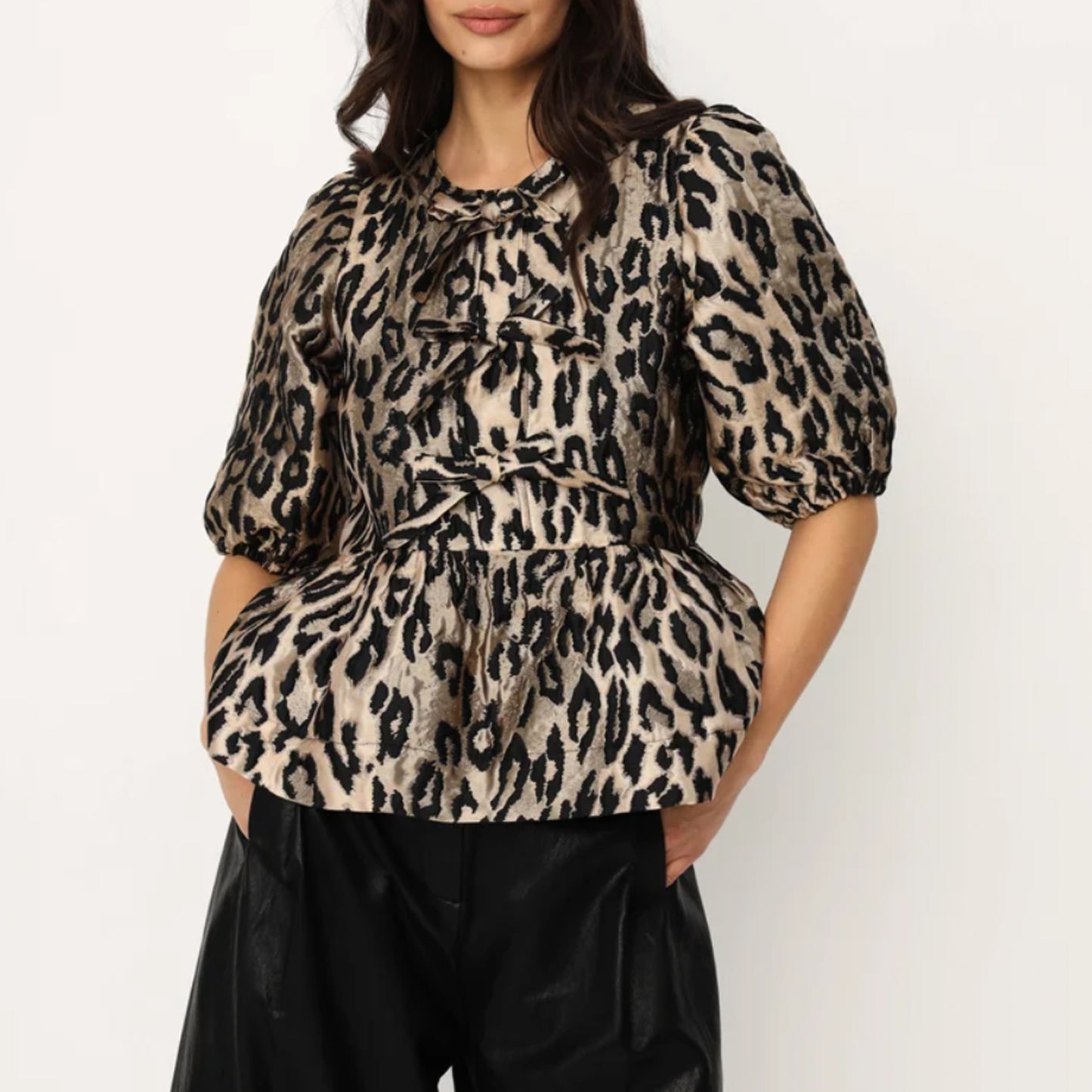 Bluse Payton Leopard - By Cras Copenhagen