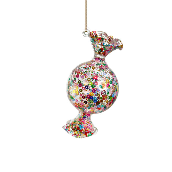 Glass Twist M/Glitter Rund - By ShiShi