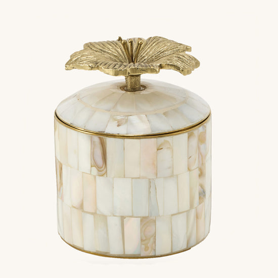 Hailey Hibiscus Sirkusboks Hvit - By Doing Goods