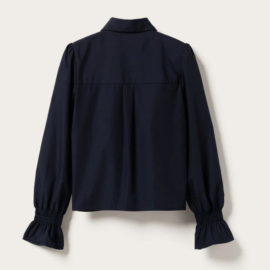 Lucina Bluse Mørk Blå - By Noella