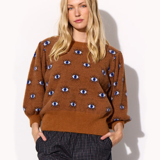 Lilou Topp Brun/Mønster  - By Hunkön