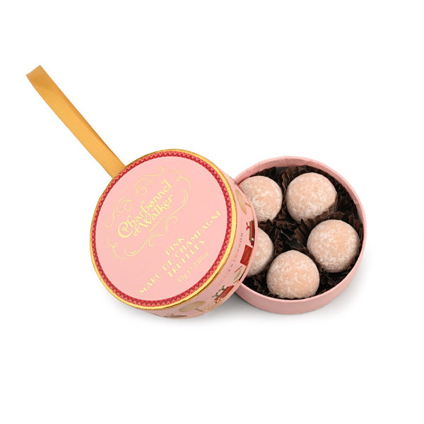 Pink Marc de Champagne Truffle Bauble - By Charbonnel Et Walker