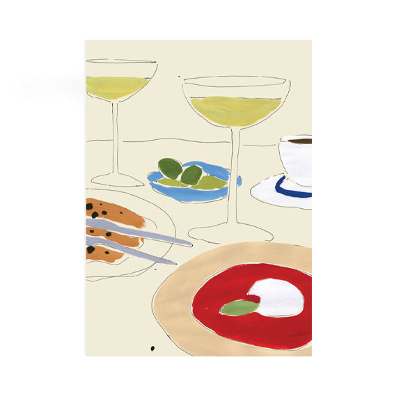 Martini Brak Print - By Paper Collective