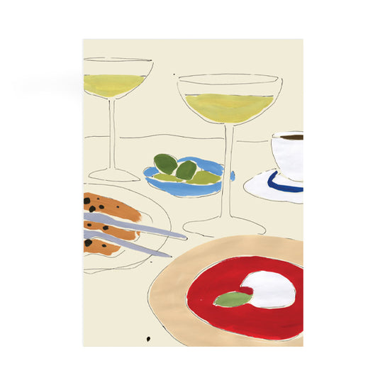 Martini Brak Print - By Paper Collective