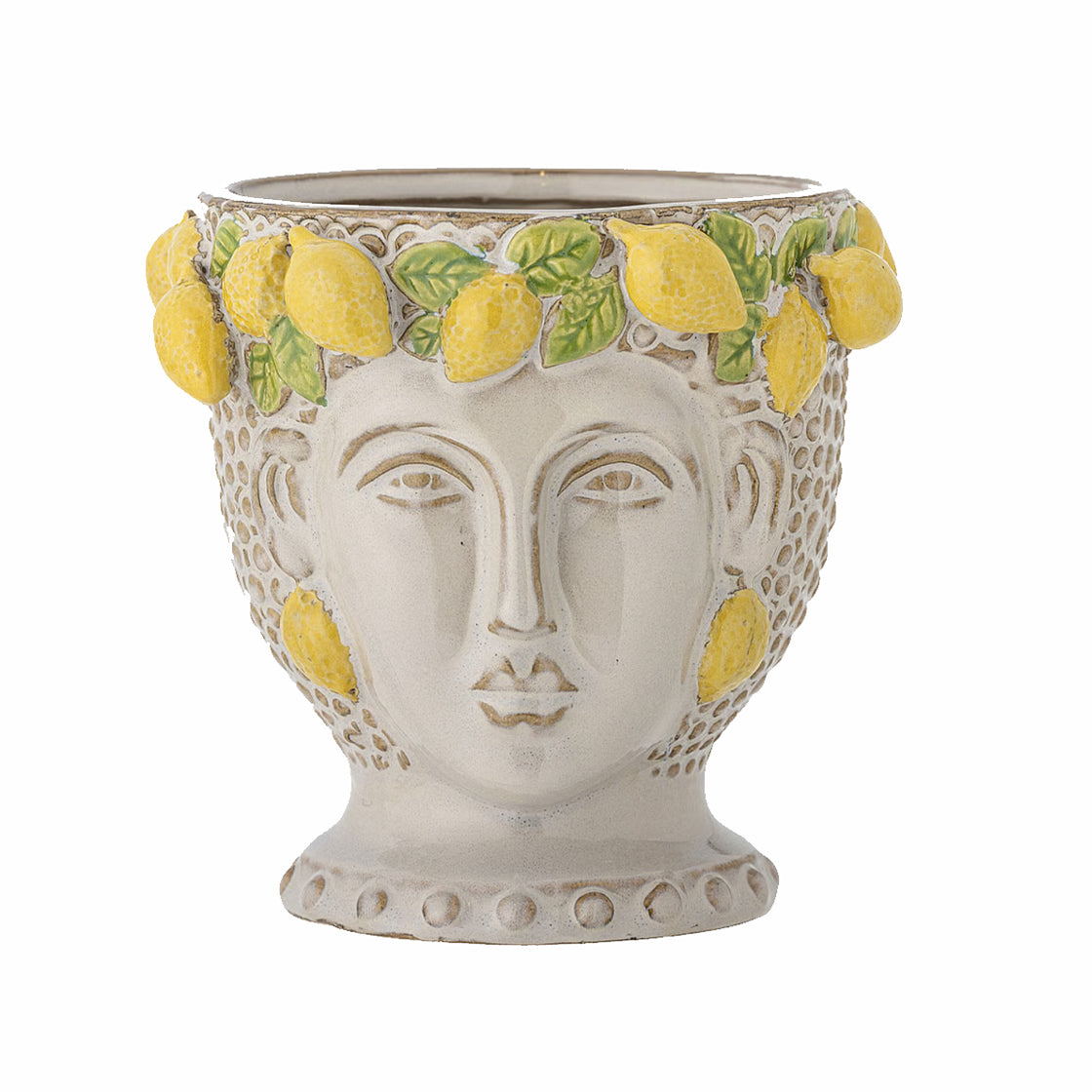 Urtepotte Limone Steintøy - By Bloomingville