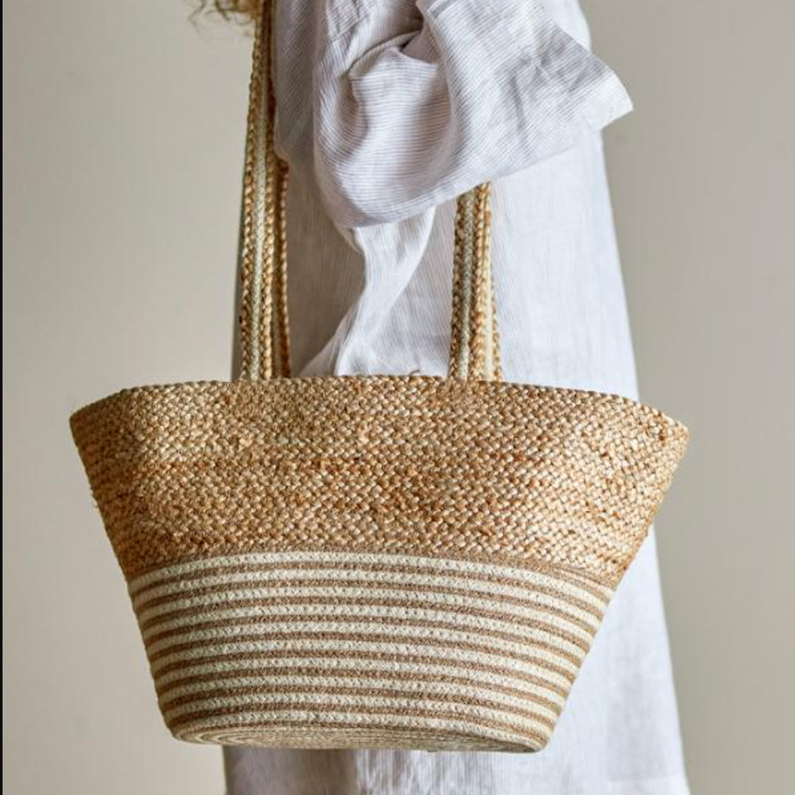 Veske Simona Natur Jute - By Bloomingville