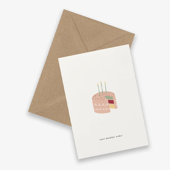 Layer Cake (Sweet birthday wishes) - By Kartoteket