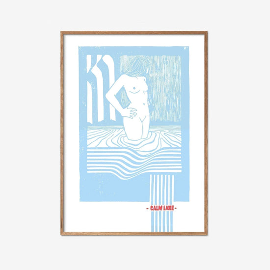 SOFT BLUE LAKE Print- By Studio Aarhus/If Wallsa Could Talk