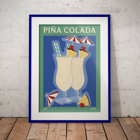 Pinjá Colada Print 50x70 - By Elin PK