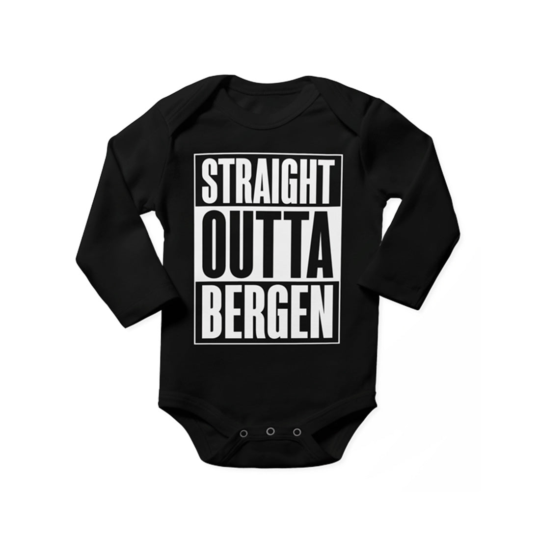 Straight Outta Bergen Baby Body - By Higren