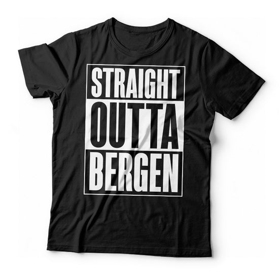 Load image into Gallery viewer, Straight Outta Bergen T-Skjorte - By Higren
