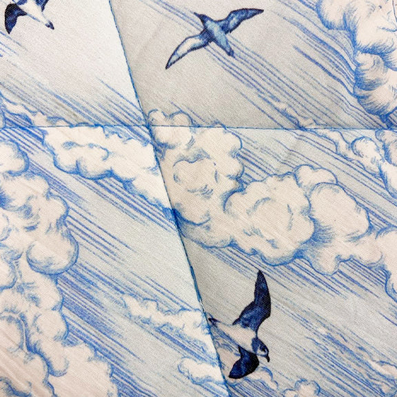 Strandfiol Laptop Case Blue Cloud Print - By Ilag