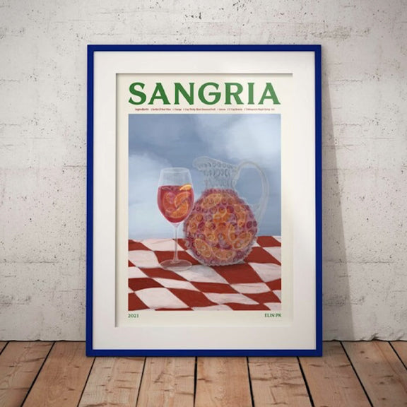 Sangria Print 50x70 - By Elin PK