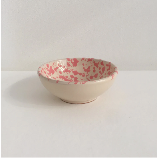 Liten skål, keramikk, rosa 13 cm - By Olio Olio