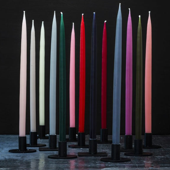 SLIM Candles Cobolt 28x1,3 cm - By Kunstindustrien
