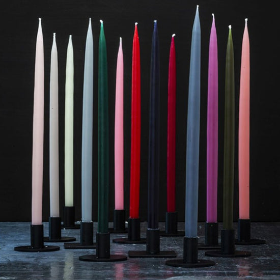 Slim Candles Pastel Purpel 28x1,3 cm - By Kunstindustrien