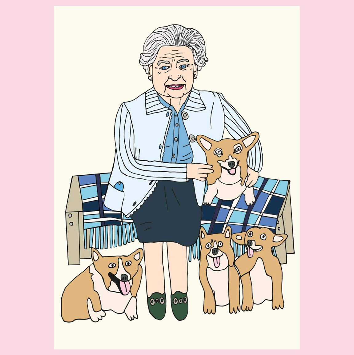 Load image into Gallery viewer, Queen Elizabeth Print - By Anette Moi
