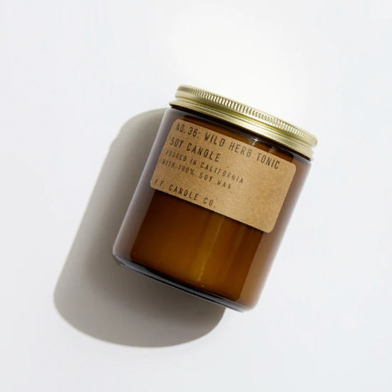 Wild Herb Soya Candle Standar - By P.F. Candle Co.