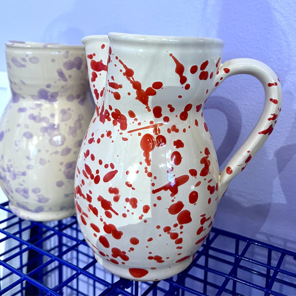Mugge keramikk, rød 15 cm - By Olio Olio