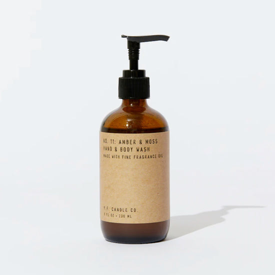 Amber and Moss Hand and Body Wash - By P.F. Candle Co.