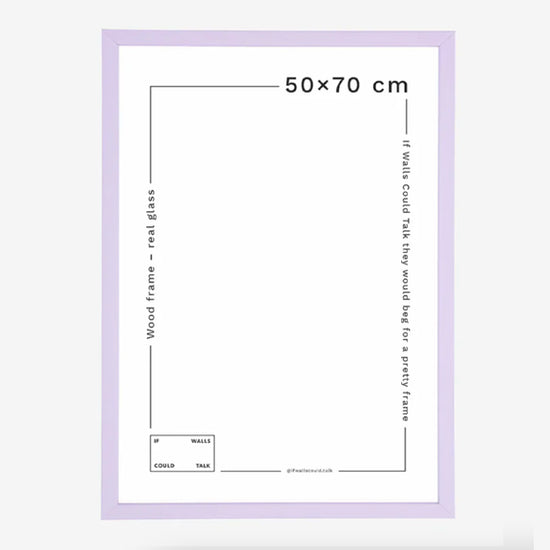 Purple Day Frames 50x70 - By Finders Keepers
