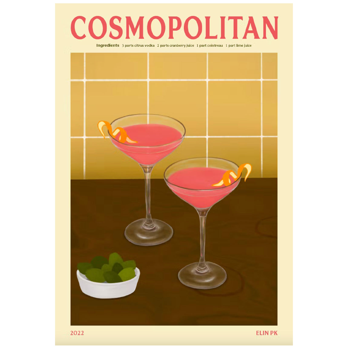 Cosmopolitan Print 50x70 - By Elin PK
